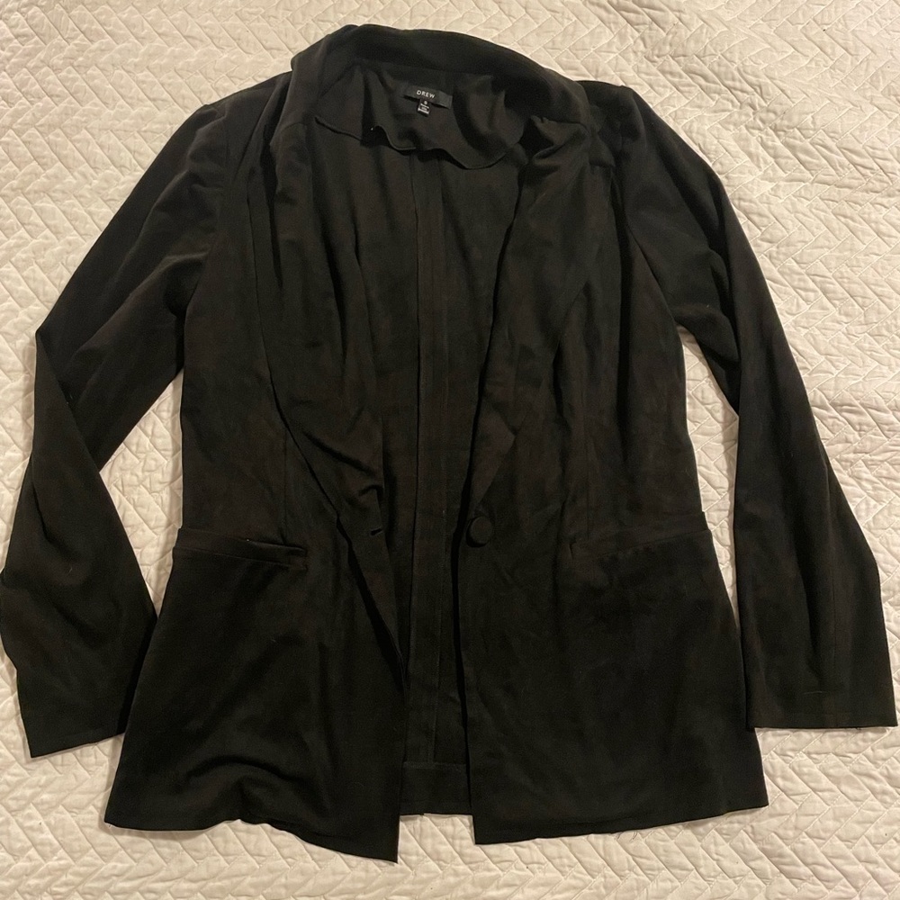 Real suede blazer